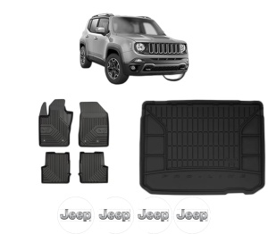 Set Covorase Presuri Auto Si Tavita Portbagaj JEEP RENEGADE SUV (BU, B1, BV) din 2014-2022 JEEP - Img 2