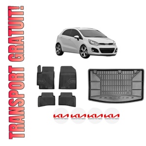 Set Covorase Presuri Auto Si Tavita Portbagaj KIA RIO III (UB) din 2011-2017 KIA
