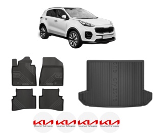 Set Covorase Presuri Auto Si Tavita Portbagaj KIA SPORTAGE IV (QL, QLE) din 2015-2022 KIA - Img 2