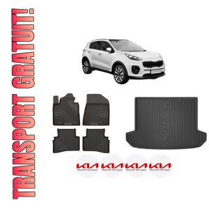 Set Covorase Presuri Auto Si Tavita Portbagaj KIA SPORTAGE IV VAN (QL, QLE) din 2018 KIA