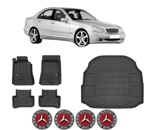 Set Covorase Presuri Auto Si Tavita Portbagaj MERCEDES-BENZ C-CLASS (W203) din 2000-2007 MERCEDES-BENZ - Img 2