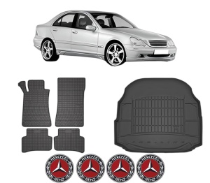 Set Covorase Presuri Auto Si Tavita Portbagaj MERCEDES-BENZ C-CLASS (W203) din 2000-2007 MERCEDES-BENZ - Img 2