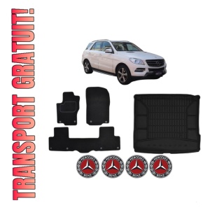 Set Covorase Presuri Auto Si Tavita Portbagaj MERCEDES-BENZ M-CLASS (W166) din 2011-2015 MERCEDES-BENZ