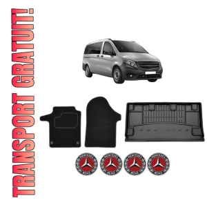 Set Covorase Presuri Auto Si Tavita Portbagaj MERCEDES-BENZ VITO Tourer (W447) din 2014-2015 MERCEDES-BENZ