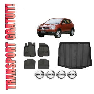 Set Covorase Presuri Auto Si Tavita Portbagaj NISSAN QASHQAI I (J10, NJ10) din 2006-2014 NISSAN