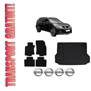 Set Covorase Presuri Auto Si Tavita Portbagaj NISSAN X-TRAIL III (T32_, T32R, T32RR) din 2014-2021 NISSAN