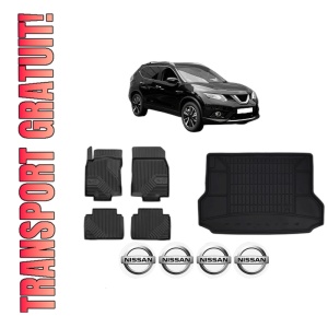 Set Covorase Presuri Auto Si Tavita Portbagaj NISSAN X-TRAIL III (T32_, T32R, T32RR) din 2014-2021 NISSAN