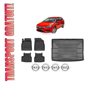 Set Covorase Presuri Auto Si Tavita Portbagaj OPEL ASTRA K (B16) din 2015-2022 OPEL