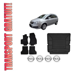 Set Covorase Presuri Auto Si Tavita Portbagaj OPEL ZAFIRA B Box Body/MPV (A05) din 2005-2015 OPEL