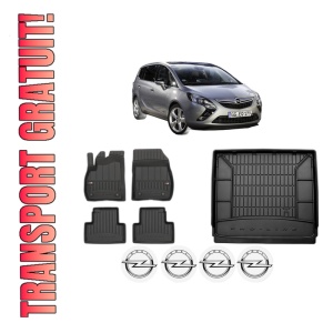 Set Covorase Presuri Auto Si Tavita Portbagaj OPEL ZAFIRA TOURER C (P12) din 2011-2019 OPEL