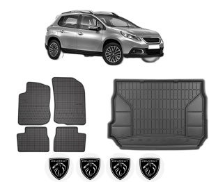 Set Covorase Presuri Auto Si Tavita Portbagaj PEUGEOT 2008 I (CU_) din 2013-2019 PEUGEOT - Img 2