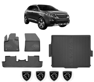 Set Covorase Presuri Auto Si Tavita Portbagaj PEUGEOT 3008 Van (MR_, MC_, MJ_) din 2016-2018 PEUGEOT - Img 2