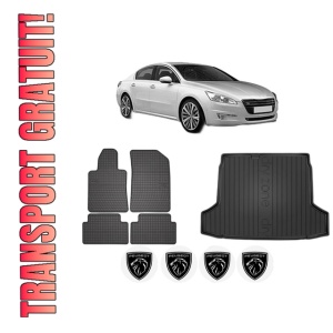 Set Covorase Presuri Auto Si Tavita Portbagaj PEUGEOT 508 I (8D_) din 2010-2018 PEUGEOT