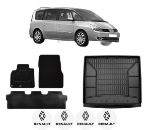 Set Covorase Presuri Auto Si Tavita Portbagaj RENAULT ESPACE IV (JK0/1_) din 2002-2015 RENAULT - Img 2