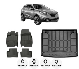 Set Covorase Presuri Auto Si Tavita Portbagaj RENAULT KADJAR (HA_, HL_) din 2015-2021 RENAULT - Img 2