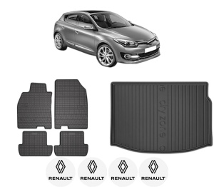 Set Covorase Presuri Auto Si Tavita Portbagaj RENAULT MEGANE III Hatchback (BZ0/1_, B3_) din 2008-2017 RENAULT - Img 2