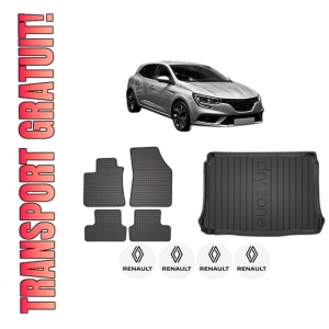 Set Covorase Presuri Auto Si Tavita Portbagaj RENAULT MEGANE IV Hatchback (B9A/M/N_) din 2015-2021 RENAULT