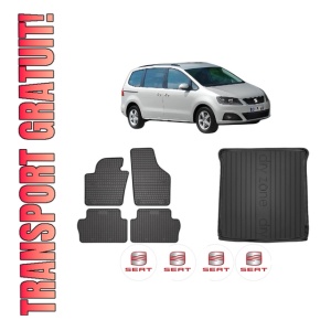 Set Covorase Presuri Auto Si Tavita Portbagaj SEAT ALHAMBRA (710, 711) din 2010-2022 SEAT