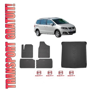 Set Covorase Presuri Auto Si Tavita Portbagaj SEAT ALHAMBRA (710, 711) din 2010-2022 SEAT