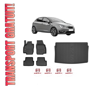 Set Covorase Presuri Auto Si Tavita Portbagaj SEAT IBIZA V (KJ1, KJG) din 2017-2020 SEAT