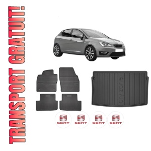 Set Covorase Presuri Auto Si Tavita Portbagaj SEAT IBIZA V (KJ1, KJG) din 2017-2020 SEAT