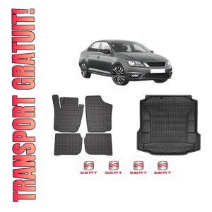 Set Covorase Presuri Auto Si Tavita Portbagaj SEAT TOLEDO IV (KG3) din 2012-2019 SEAT - Img 1