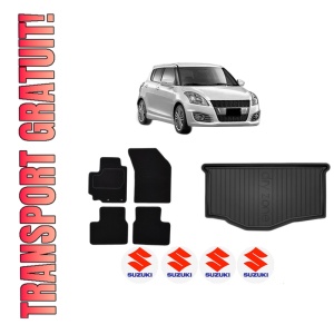 Set Covorase Presuri Auto Si Tavita Portbagaj SUZUKI SWIFT IV (FZ, NZ) din 2010-2013 SUZUKI