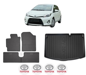 Set Covorase Presuri Auto Si Tavita Portbagaj TOYOTA YARIS (_P15_) din 2013-2016 TOYOTA - Img 2
