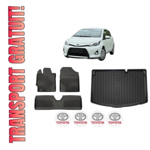 Set Covorase Presuri Auto Si Tavita Portbagaj TOYOTA YARIS (_P15_) din 2013-2016 TOYOTA