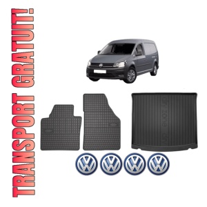 Set Covorase Presuri Auto Si Tavita Portbagaj Volkswagen CADDY IV MPV (SAB, SAJ) din 2015-2020 Volkswagen