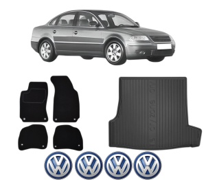 Set Covorase Presuri Auto Si Tavita Portbagaj Volkswagen PASSAT B5.5 (3B3) din 2000-2005 Volkswagen - Img 2