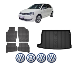 Set Covorase Presuri Auto Si Tavita Portbagaj Volkswagen POLO VIVO Hatchback (6S1, 6S3) din 2010-2019 Volkswagen - Img 2