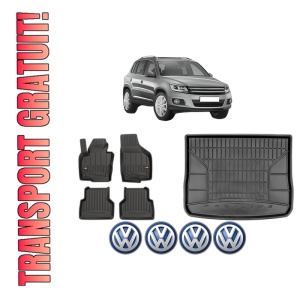 Set Covorase Presuri Auto Si Tavita Portbagaj Volkswagen TIGUAN (5N_) din 2007-2018 Volkswagen