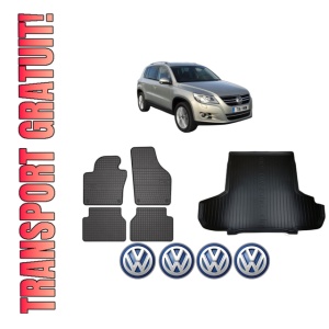 Set Covorase Presuri Auto Si Tavita Portbagaj Volkswagen TIGUAN VAN (5N_) din 2007-2018 Volkswagen