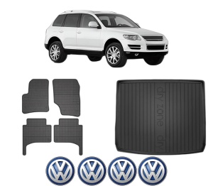 Set Covorase Presuri Auto Si Tavita Portbagaj Volkswagen TOUAREG (7LA, 7L6, 7L7) din 2002-2010 Volkswagen - Img 2