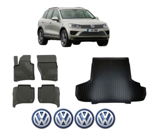 Set Covorase Presuri Auto Si Tavita Portbagaj Volkswagen TOUAREG (7P5, 7P6) din 2010-2018 Volkswagen - Img 2