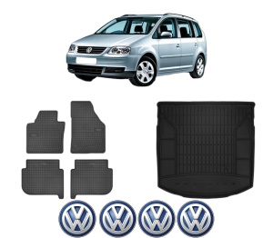 Set Covorase Presuri Auto Si Tavita Portbagaj Volkswagen TOURAN (1T1, 1T2) din 2003-2010 Volkswagen - Img 2