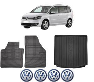 Set Covorase Presuri Auto Si Tavita Portbagaj Volkswagen TOURAN VAN (1T3) din 2010-2015 Volkswagen - Img 2