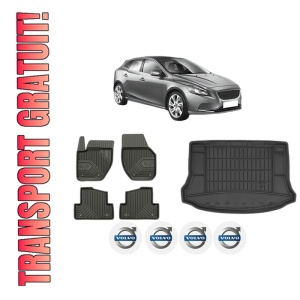 Set Covorase Presuri Auto Si Tavita Portbagaj VOLVO V40 Hatchback (525) din 2012-2019 VOLVO