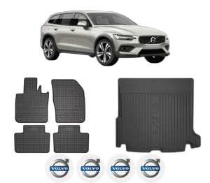 Set Covorase Presuri Auto Si Tavita Portbagaj VOLVO V60 II Cross Country (227) din 2018-2021 VOLVO - Img 2