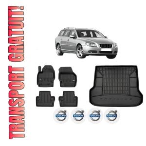 Set Covorase Presuri Auto Si Tavita Portbagaj VOLVO V70 III (135) din 2007-2016 VOLVO