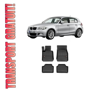 Set covorase presuri BMW Seria 1 (E81) din 2006-2012, auto, din cauciuc thermoplastic, BMW Seria