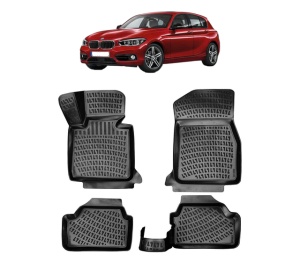 Set covorase presuri BMW Seria 1 F20 din 2011-2019, auto, din cauciuc thermoplastic - Img 2