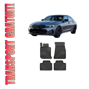 Set covorase presuri BMW Seria 3 (G20, G80, G28) din 2018-2023, auto, din cauciuc thermoplastic, BMW Seria