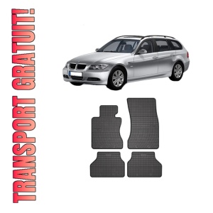 Set covorase presuri BMW Seria 3 Touring (E91) din 2004-2012, auto, din cauciuc thermoplastic, BMW Seria
