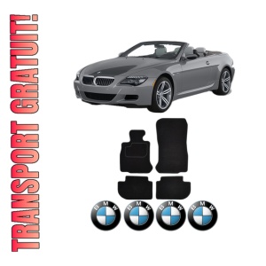 Set Covorase Presuri BMW Seria 6 Convertible (F12) din 2010-2018, Auto, Material Textil Mocheta, BMW