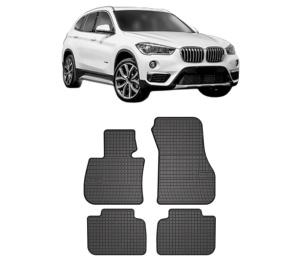 Set covorase presuri BMW Seria X1 Van (F48) din 2015-2022, auto, din cauciuc thermoplastic, BMW Seria - Img 2