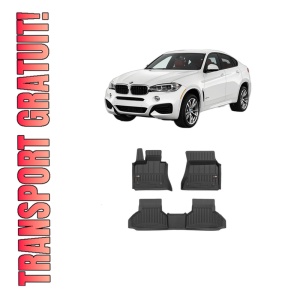 Set covorase presuri BMW Seria X6 (F16, F86) din 2014-2019, auto, din cauciuc thermoplastic, BMW Seria