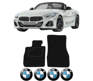 Set Covorase Presuri BMW Seria Z4 Roadster (G29) din 2018, Auto, Material Textil Mocheta, BMW - Img 2
