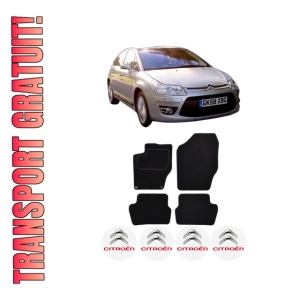Set Covorase Presuri CITROEN C4 II (NC_) din 2009-2018, Auto, Material Textil Mocheta, CITROEN